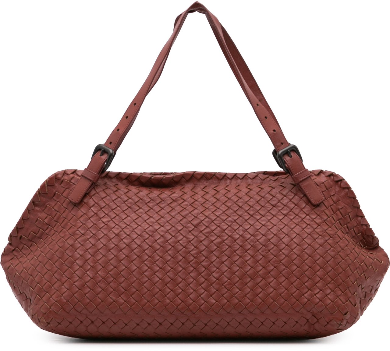 Bottega Veneta Nappa Intrecciato Tote Rood