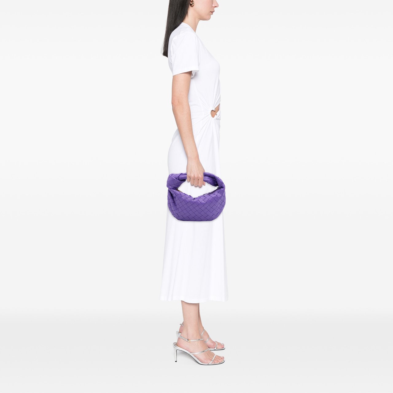 Bottega Veneta Mini Nappa Intrecciato Jodie Paars