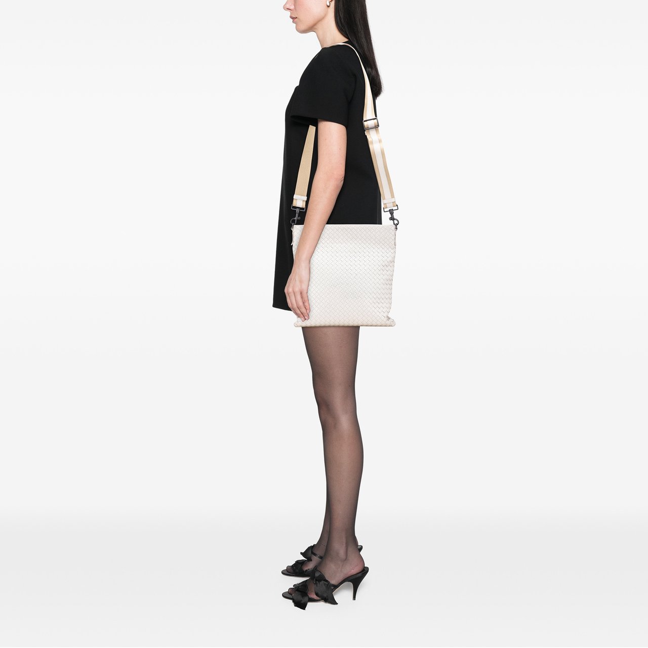 Bottega Veneta Nappa Intrecciato Crossbody Wit