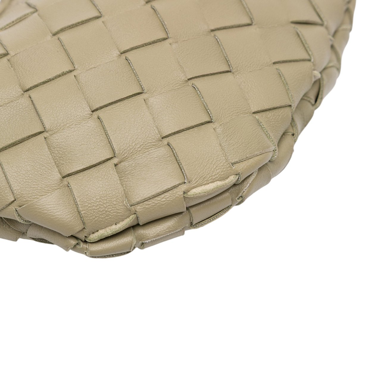 Bottega Veneta Baby Lambskin Intrecciato Sardine Bruin