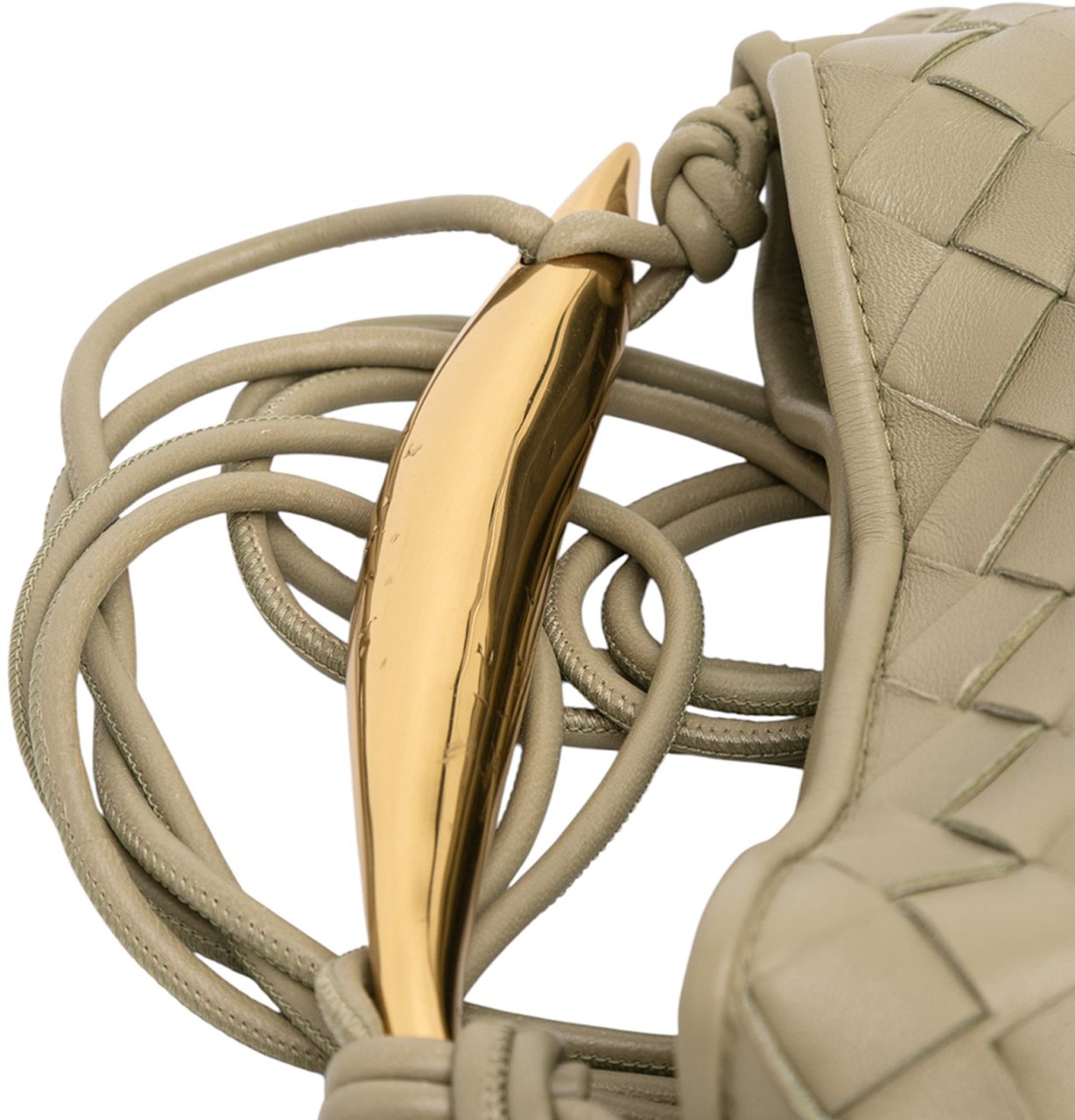 Bottega Veneta Baby Lambskin Intrecciato Sardine Bruin