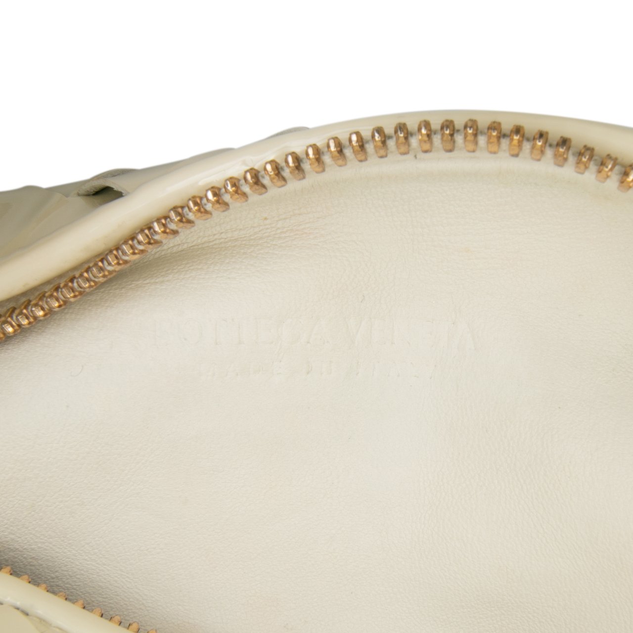 Bottega Veneta Mini Patent Intrecciato Jodie Wit