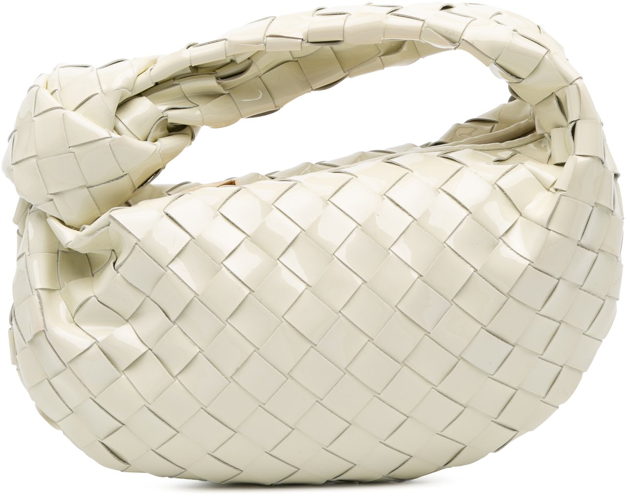 Bottega Veneta Mini Patent Intrecciato Jodie Wit