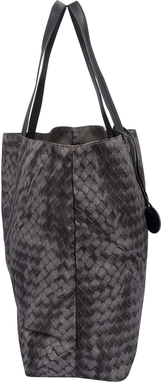 Bottega Veneta Bottega Veneta Intreccio Illusion Reversible Shopper Handbag Zwart