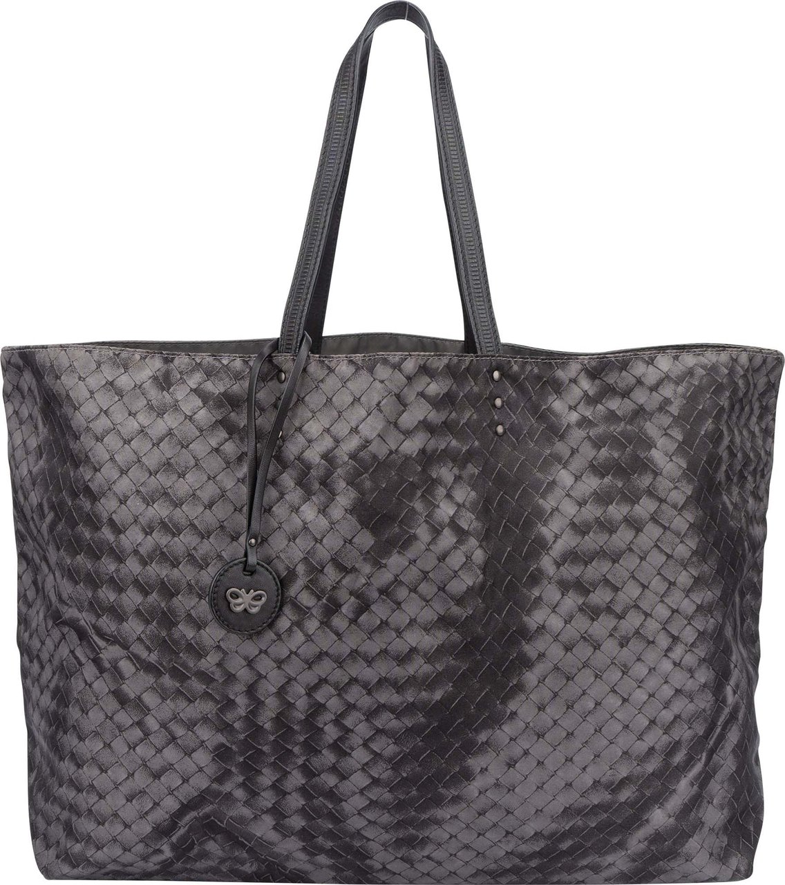 Bottega Veneta Bottega Veneta Intreccio Illusion Reversible Shopper Handbag Zwart