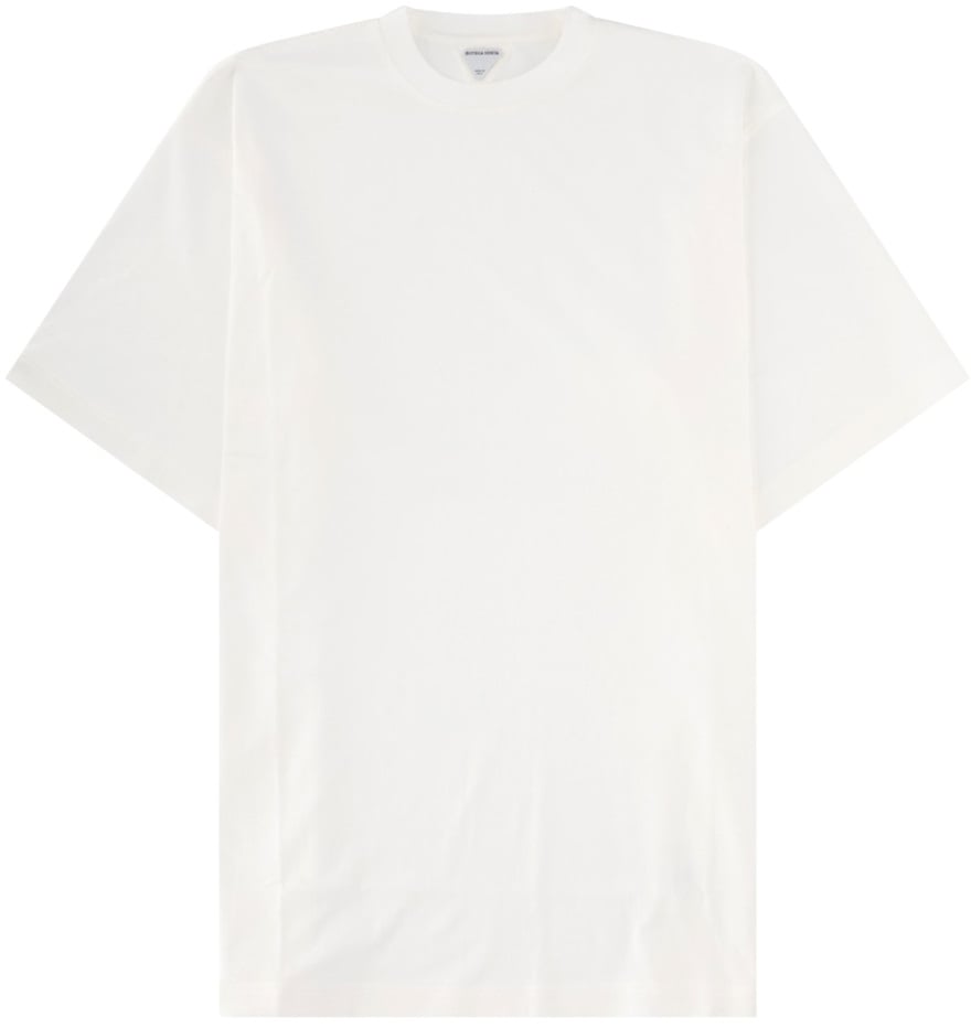 Bottega Veneta T-SHIRT IN COTONE Wit