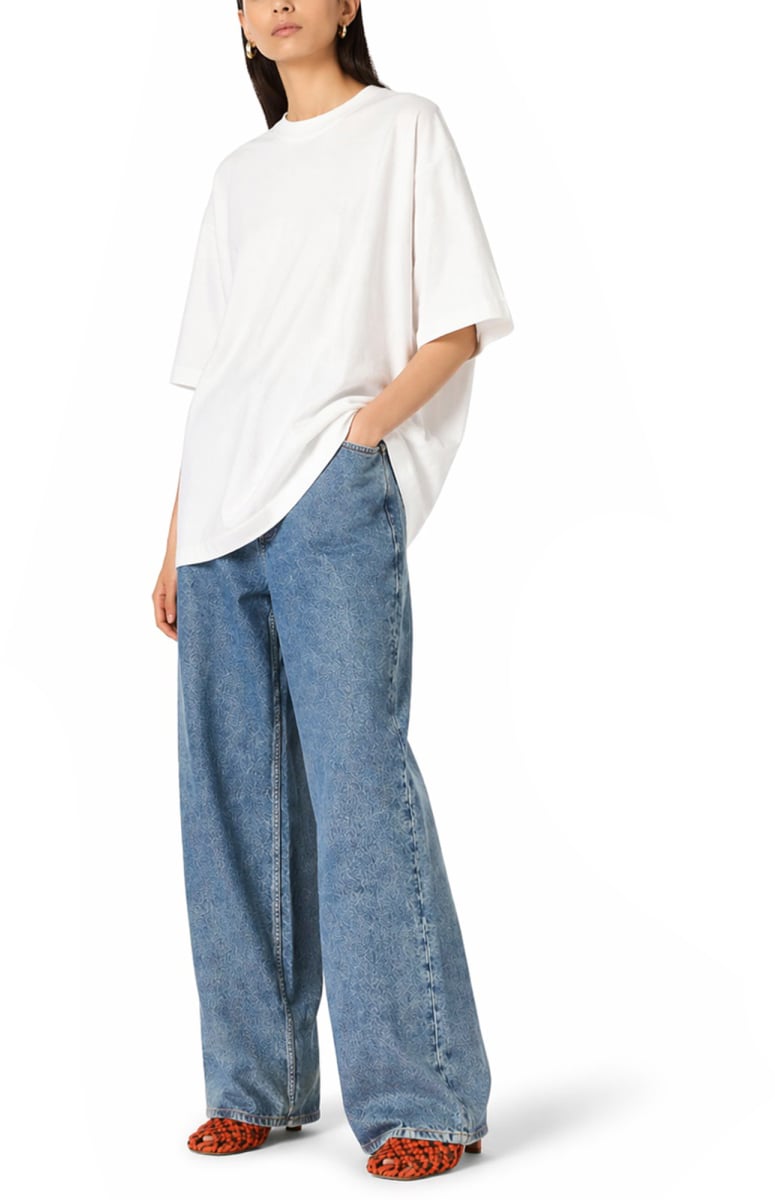 Bottega Veneta T-SHIRT IN COTONE Wit