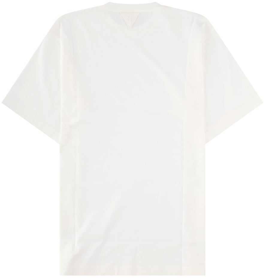 Bottega Veneta T-SHIRT IN COTONE Wit