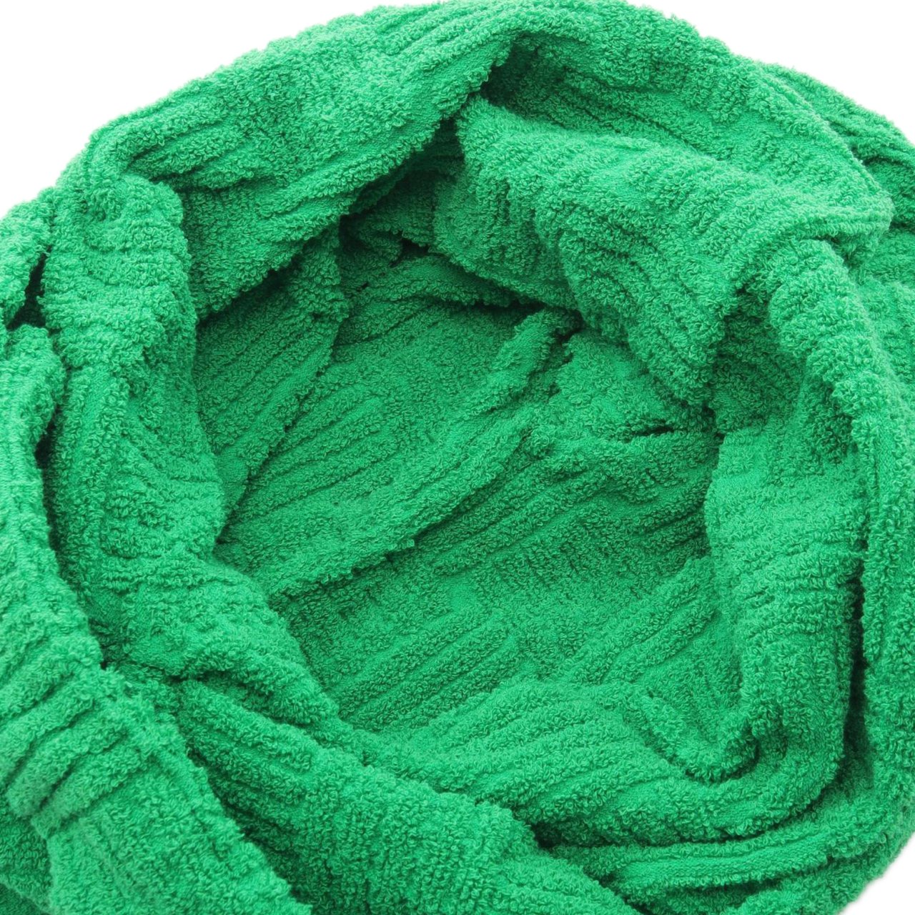 Bottega Veneta Terry Cloth Shopping Tote Groen