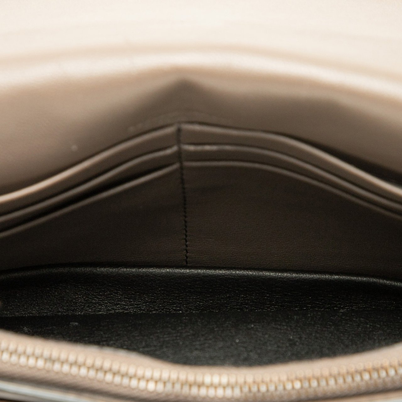 Bottega Veneta Nappa Intrecciato Fringe Wallet on Chain Bruin