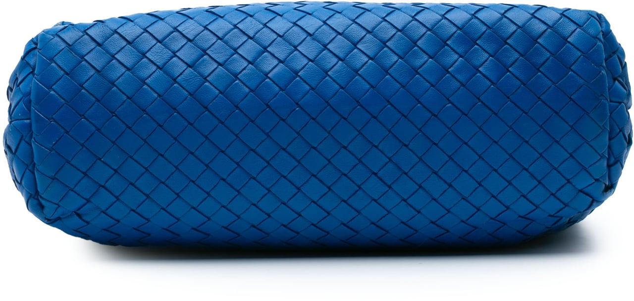 Bottega Veneta Medium Nappa Intrecciato Olimpia Shoulder Bag Blauw