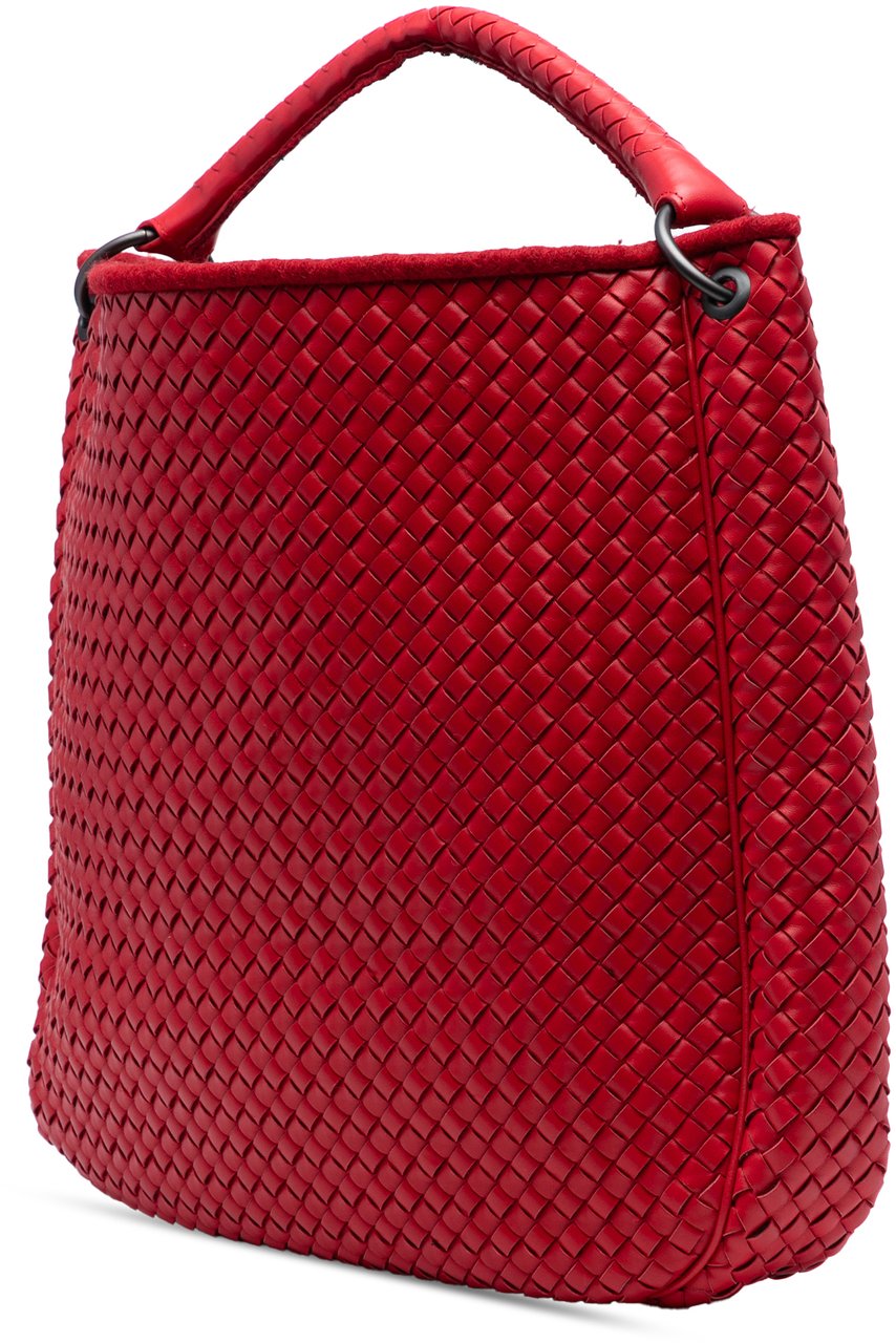 Bottega Veneta Nappa Intrecciato Tote Rood