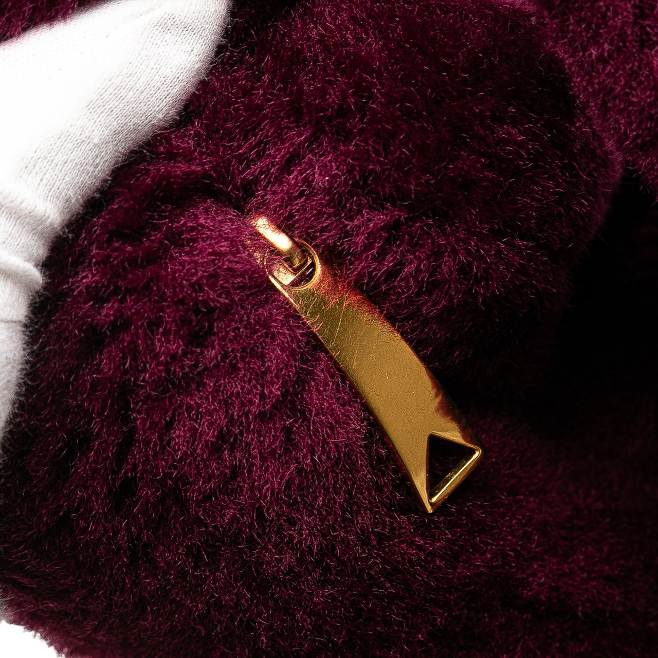 Bottega Veneta Mini Shearling Jodie Paars