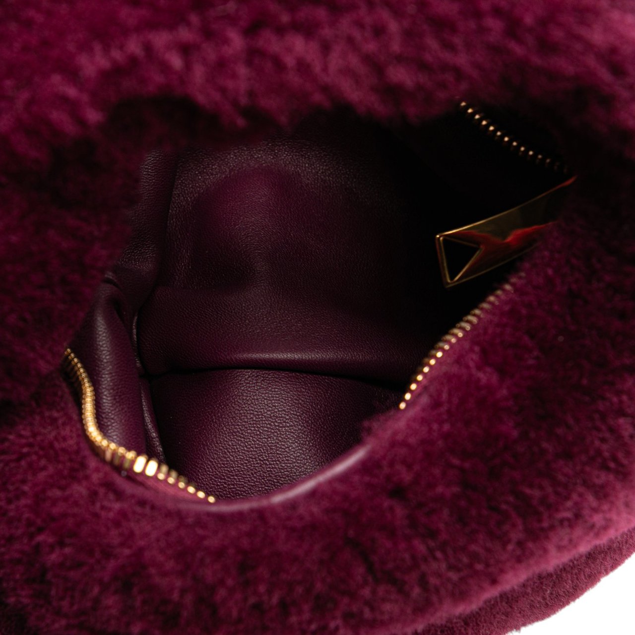 Bottega Veneta Mini Shearling Jodie Paars