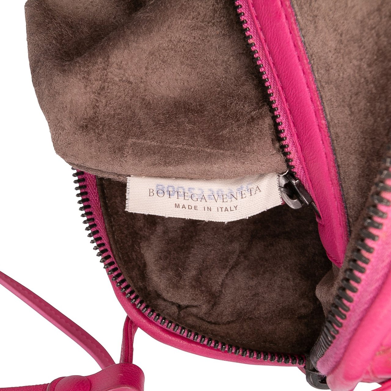 Bottega Veneta Nappa Intrecciato Nodini Crossbody Roze