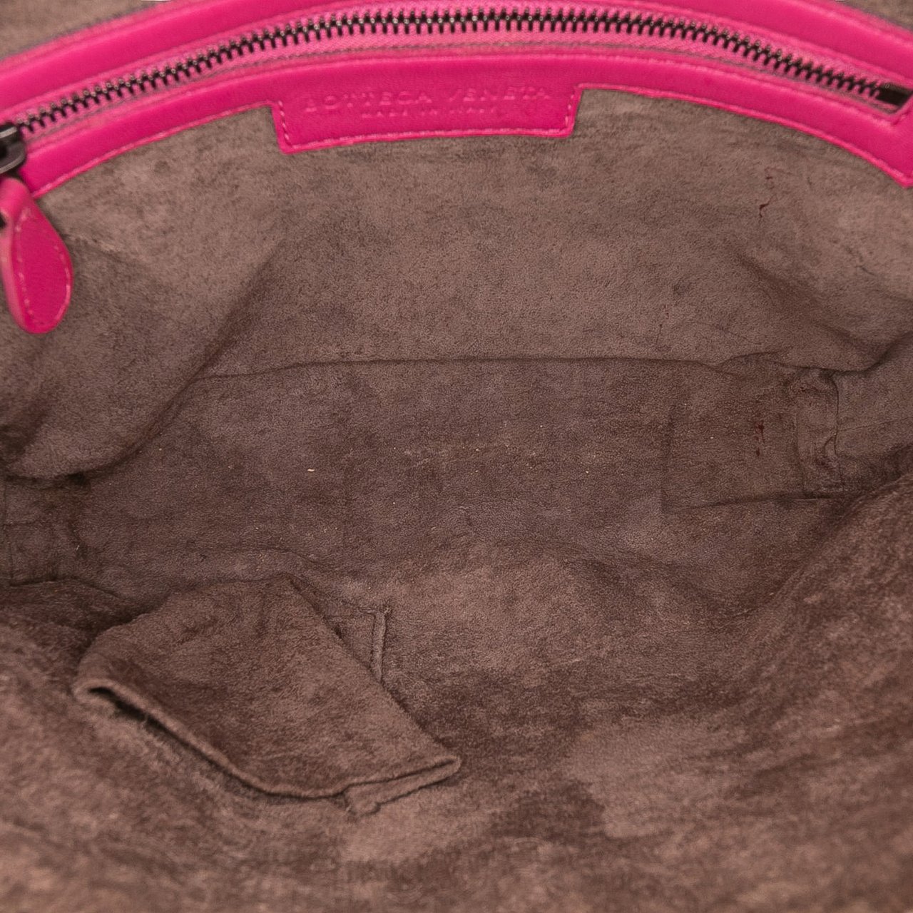 Bottega Veneta Nappa Intrecciato Nodini Crossbody Roze