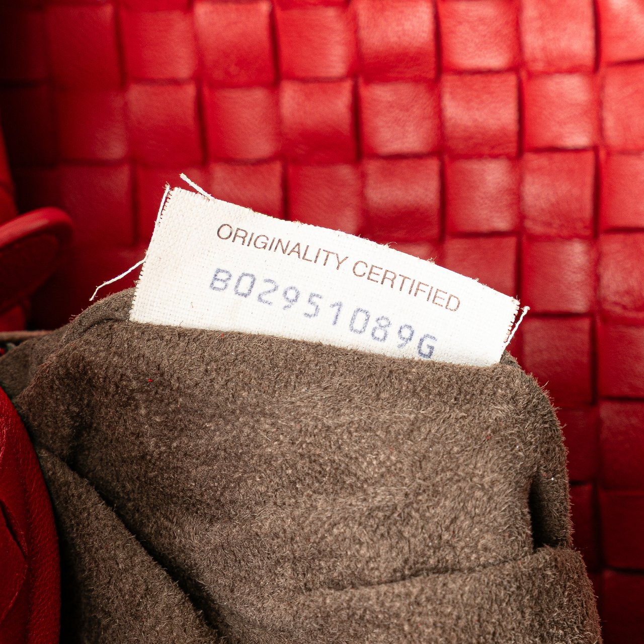 Bottega Veneta Nappa Intrecciato Ruffle Tote Rood