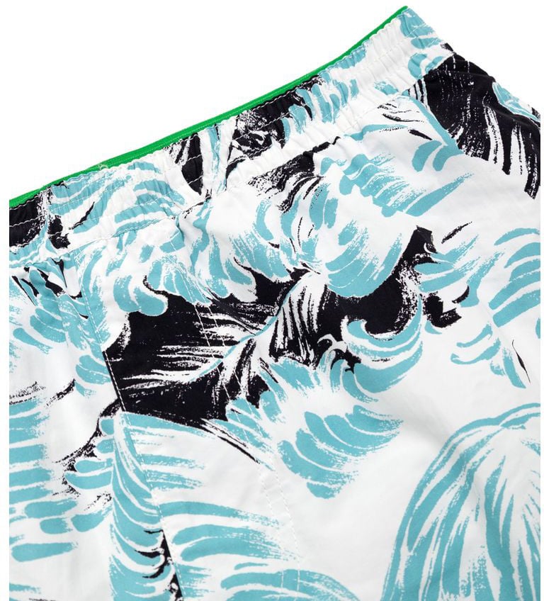 Bottega Veneta White Polyamide Swim Shorts Wit