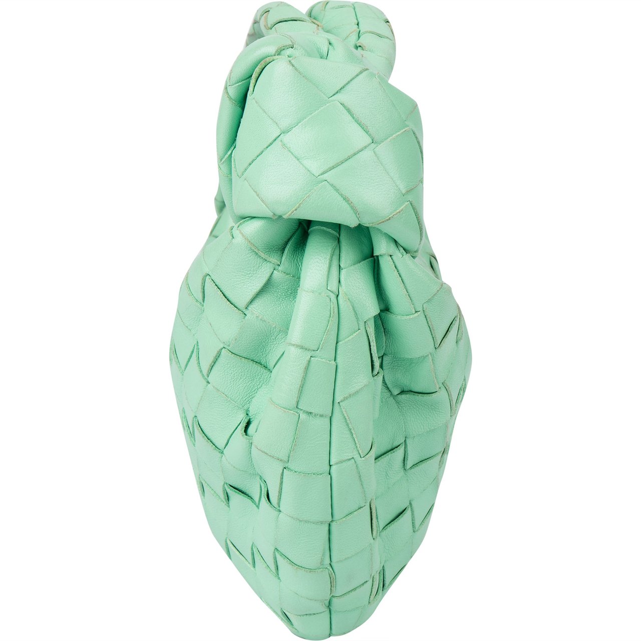 Bottega Veneta Bottega Veneta Green Intrecciato Leather Mini Jodie Handbag Groen