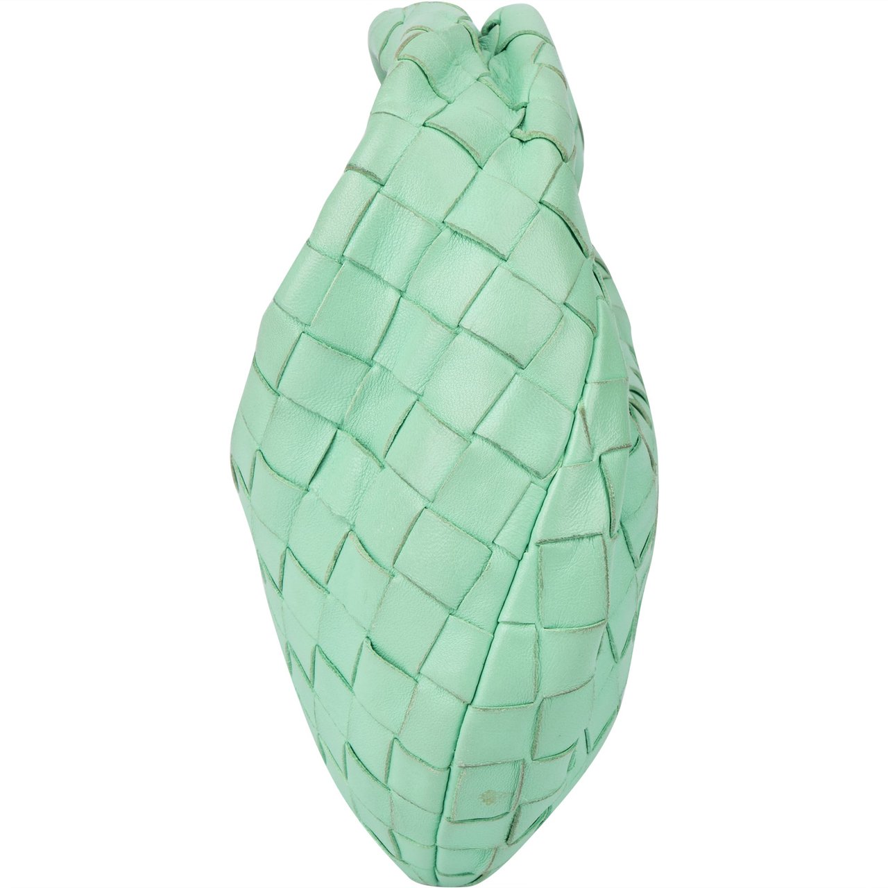 Bottega Veneta Intrecciato Leather Mini Jodie Handbag Groen