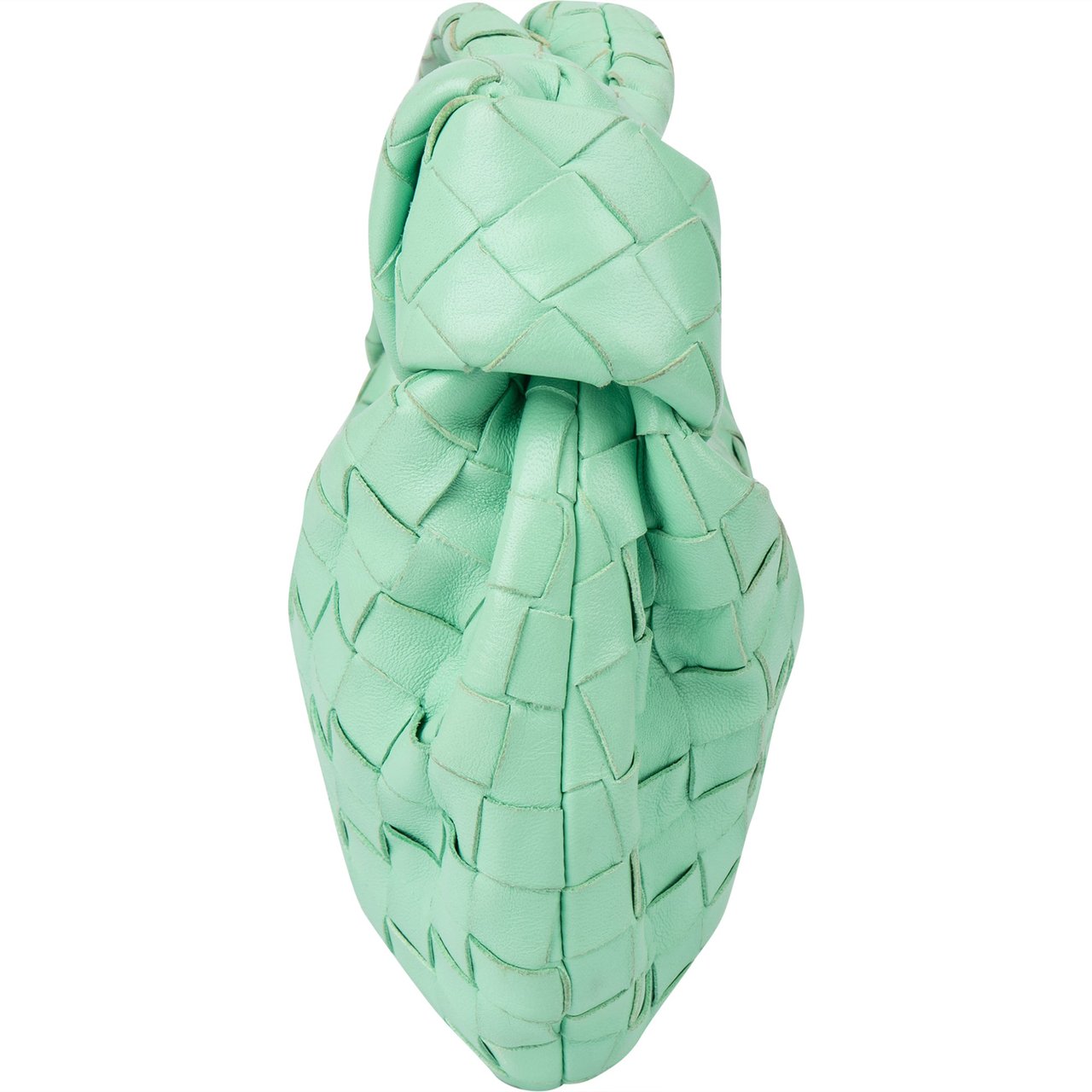 Bottega Veneta Intrecciato Leather Mini Jodie Handbag Groen