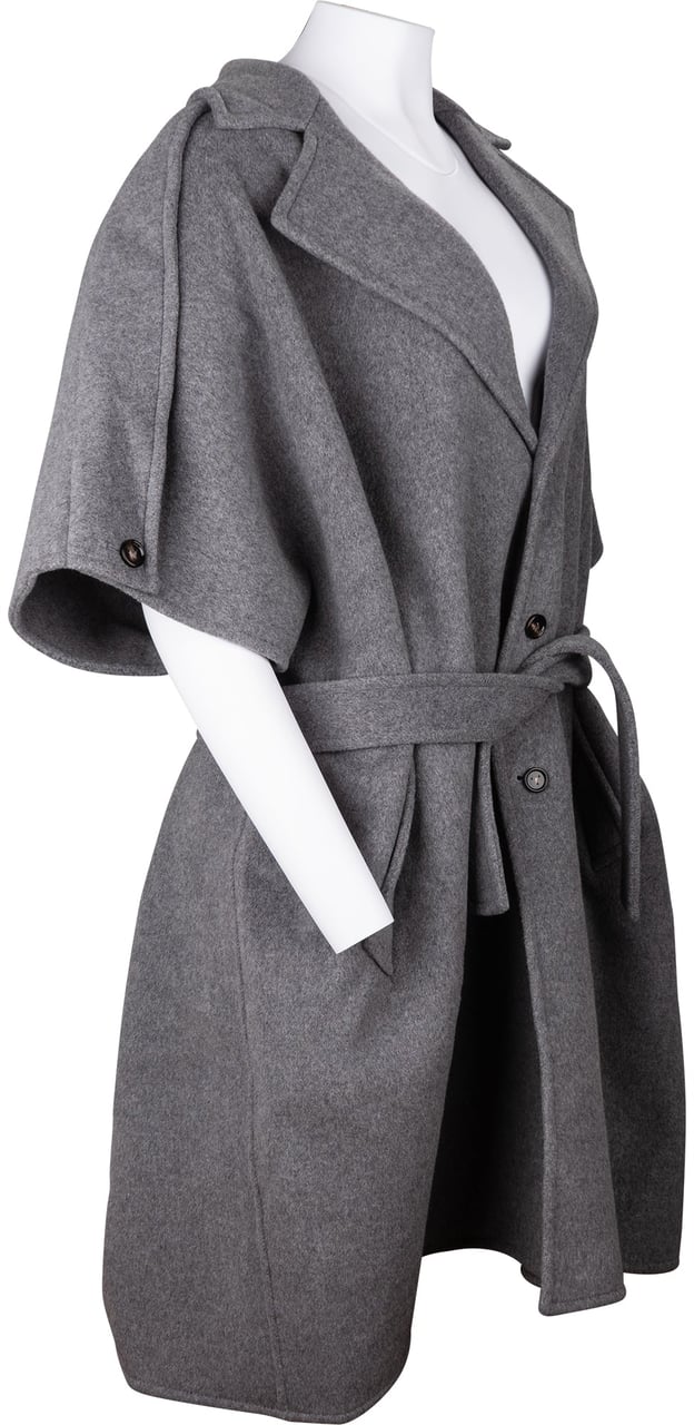Bottega Veneta Bottega Veneta Grey Wool Cashmere Coat (40) Divers