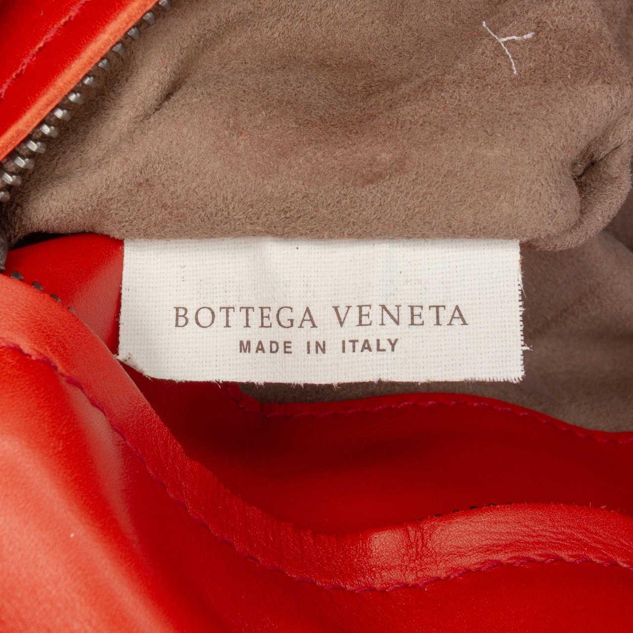 Bottega Veneta Mini Nappa Intrecciato Roma Satchel Rood