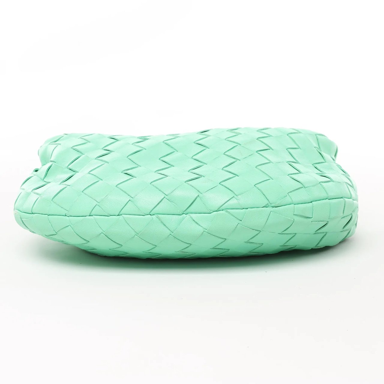 Bottega Veneta Bottega Veneta Intrecciato Mini Jodie Leather Handbag in Green Groen
