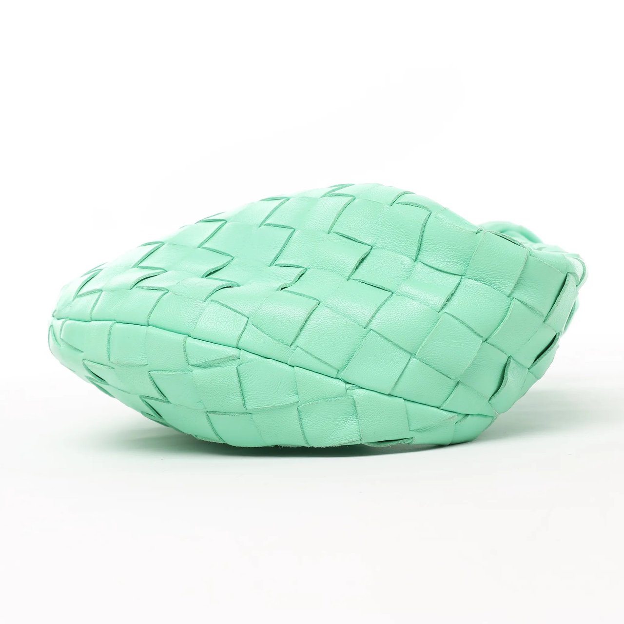 Bottega Veneta Bottega Veneta Intrecciato Mini Jodie Leather Handbag in Green Groen