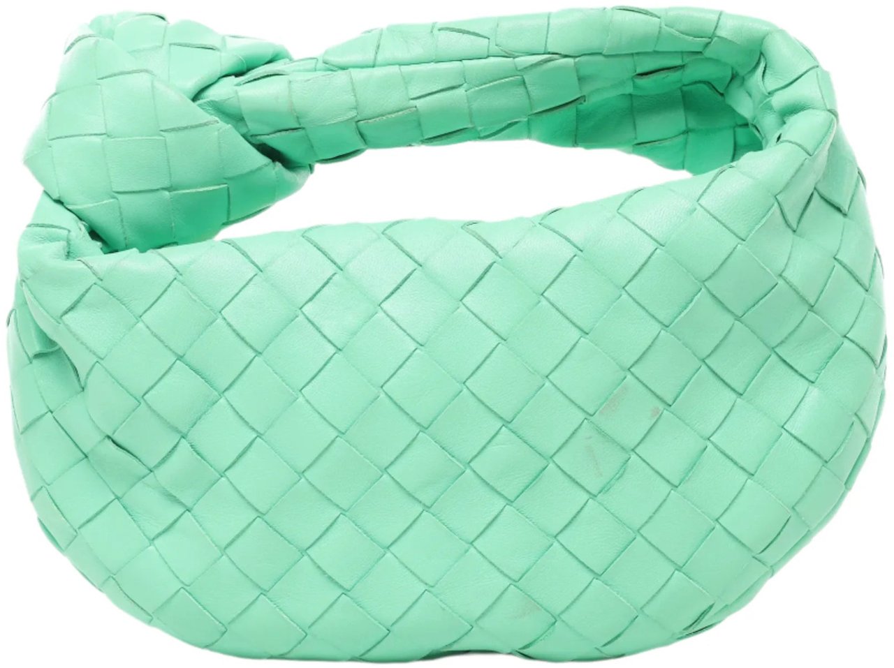 Bottega Veneta Bottega Veneta Intrecciato Mini Jodie Leather Handbag in Green Groen