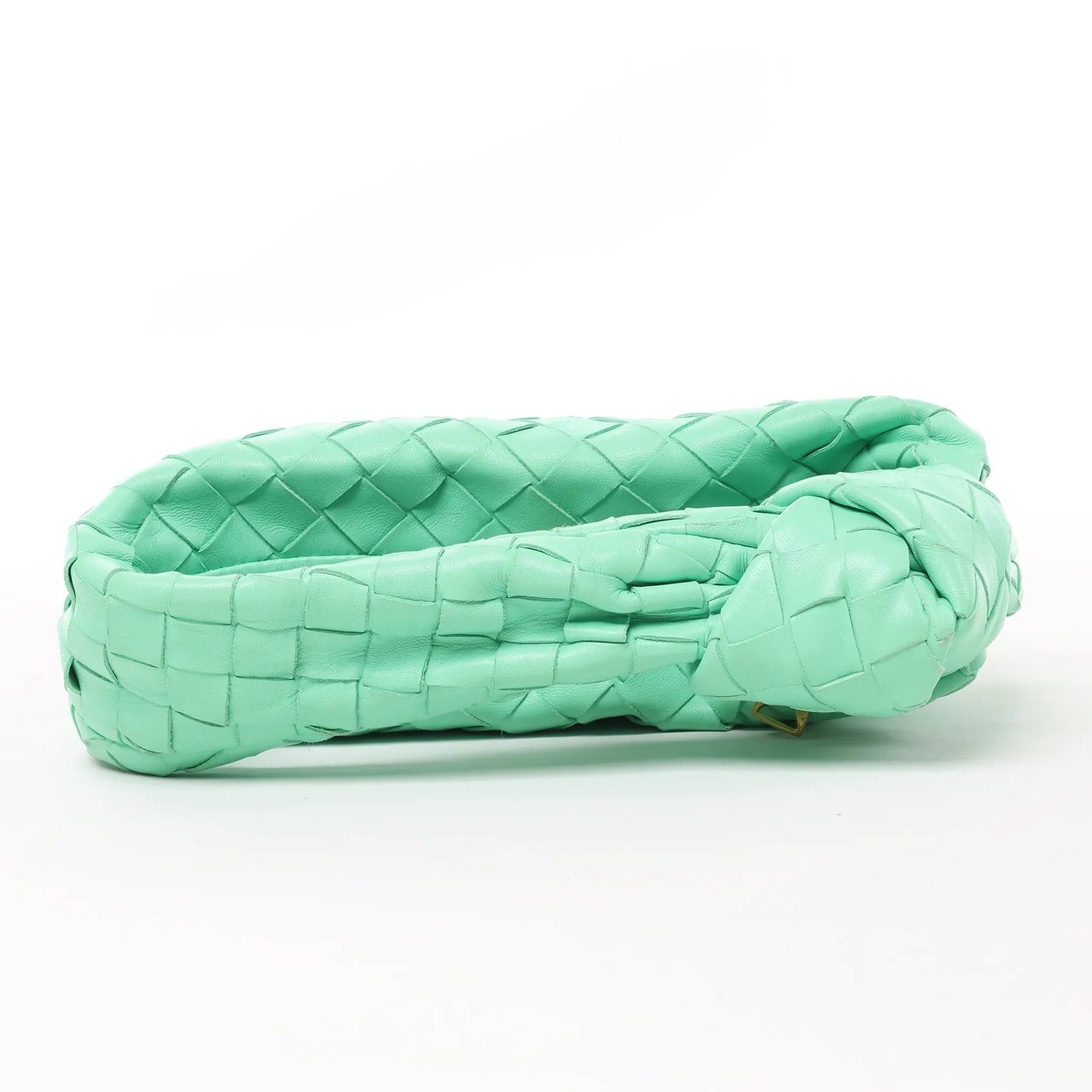 Bottega Veneta Bottega Veneta Intrecciato Mini Jodie Leather Handbag in Green Groen