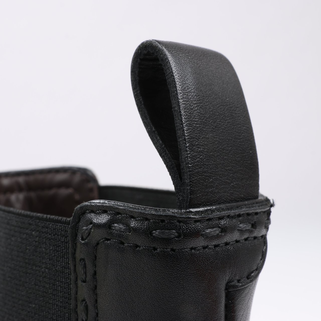 Bottega Veneta Bottega Veneta Leather x Fabric Side Gore Ankle Boots Black in Size 39 (Marketplaces) Zwart