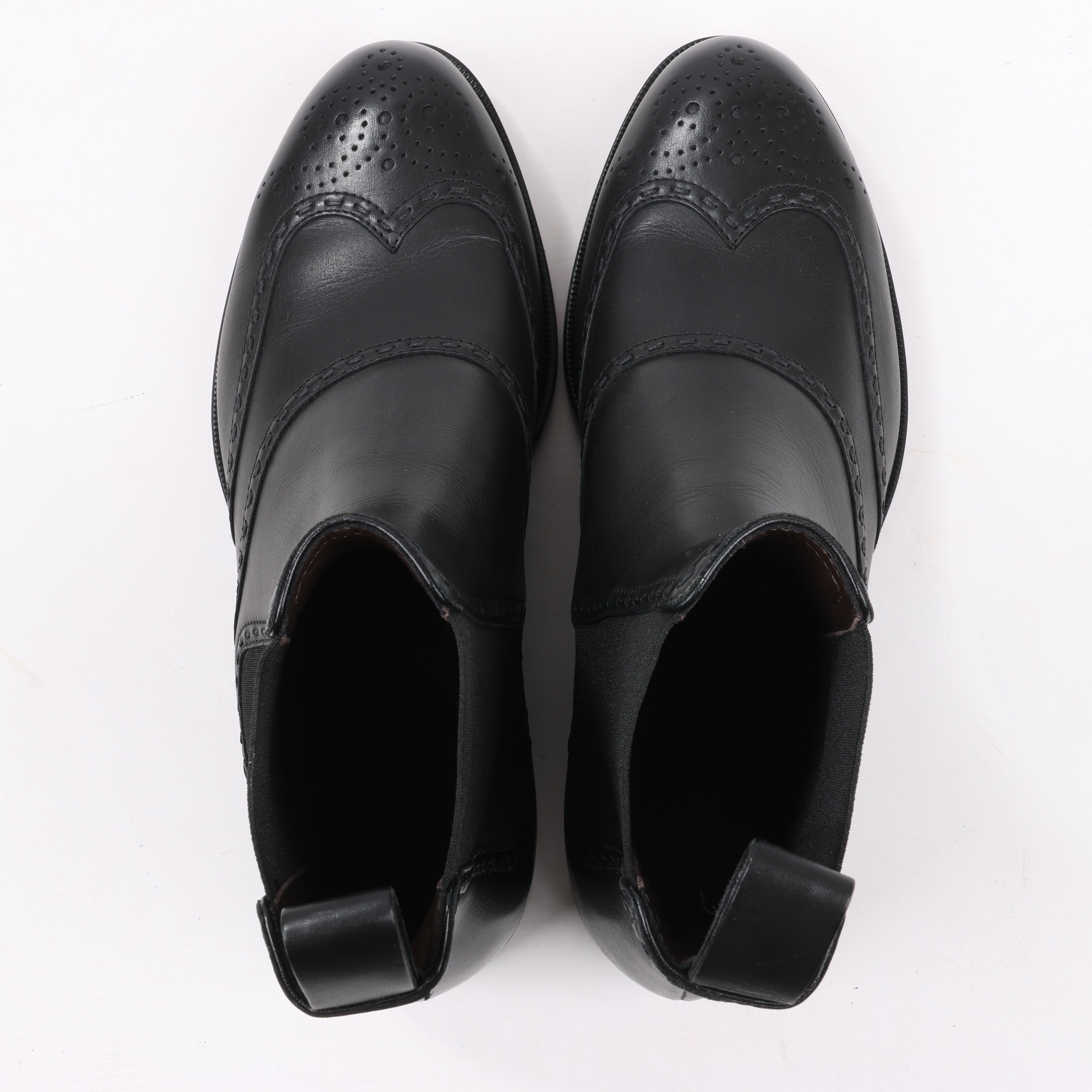 Bottega Veneta Bottega Veneta Leather x Fabric Side Gore Ankle Boots Black in Size 39 (Marketplaces) Zwart