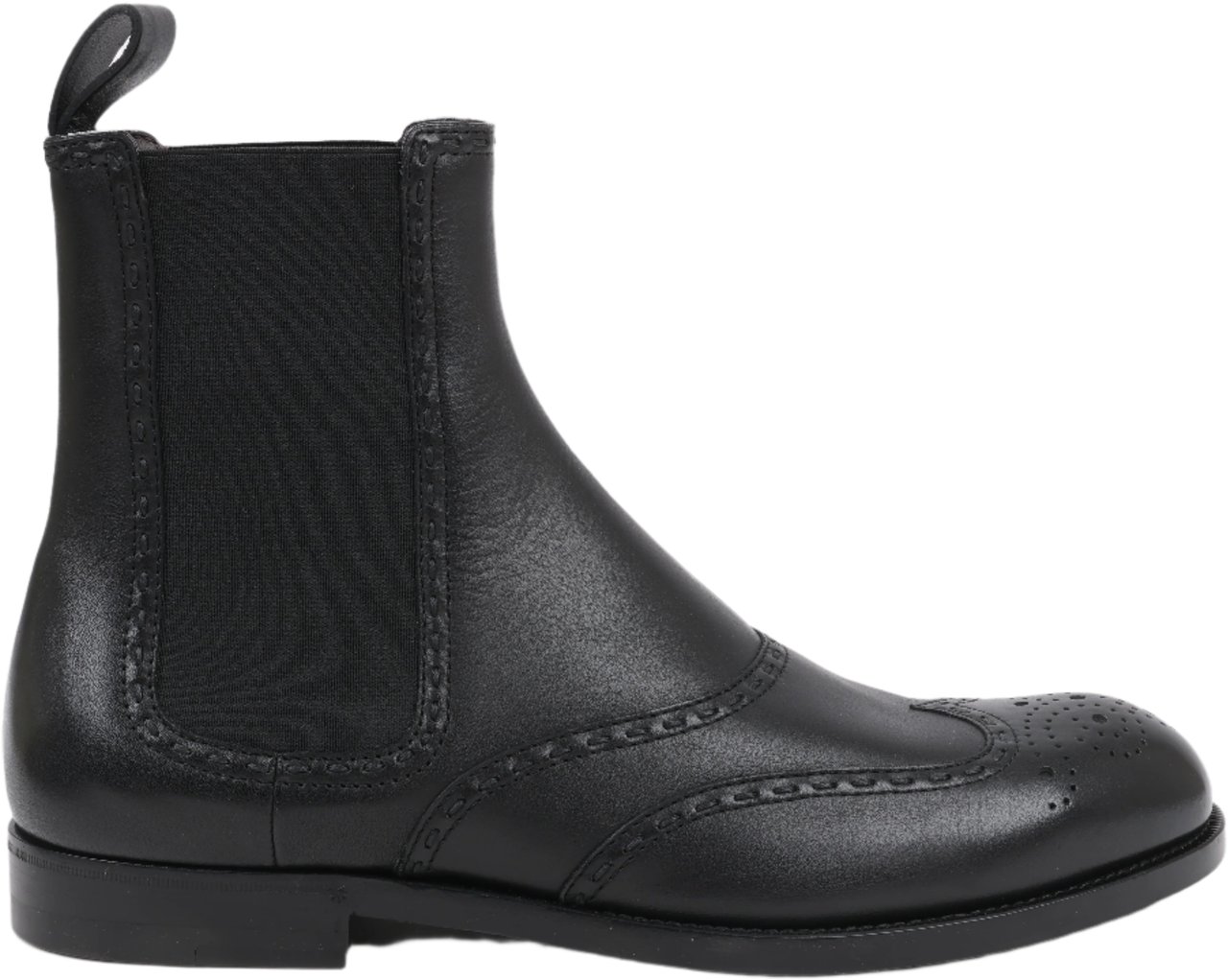 Bottega Veneta Bottega Veneta Leather x Fabric Side Gore Ankle Boots Black in Size 39 (Marketplaces) Zwart