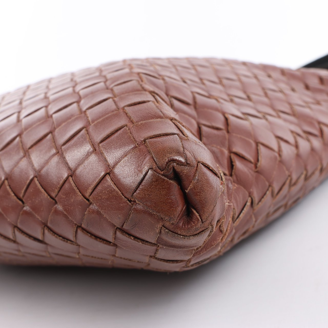 Bottega Veneta Bottega Veneta Nappa Intrecciato VN Crossbody Messenger Bag in Brown Bruin