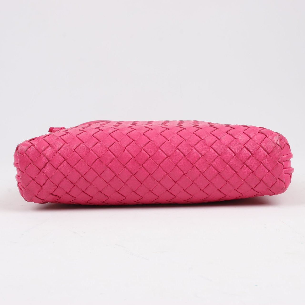Bottega Veneta Bottega Veneta Intrecciato Nodini Crossbody Bag in Pink Roze