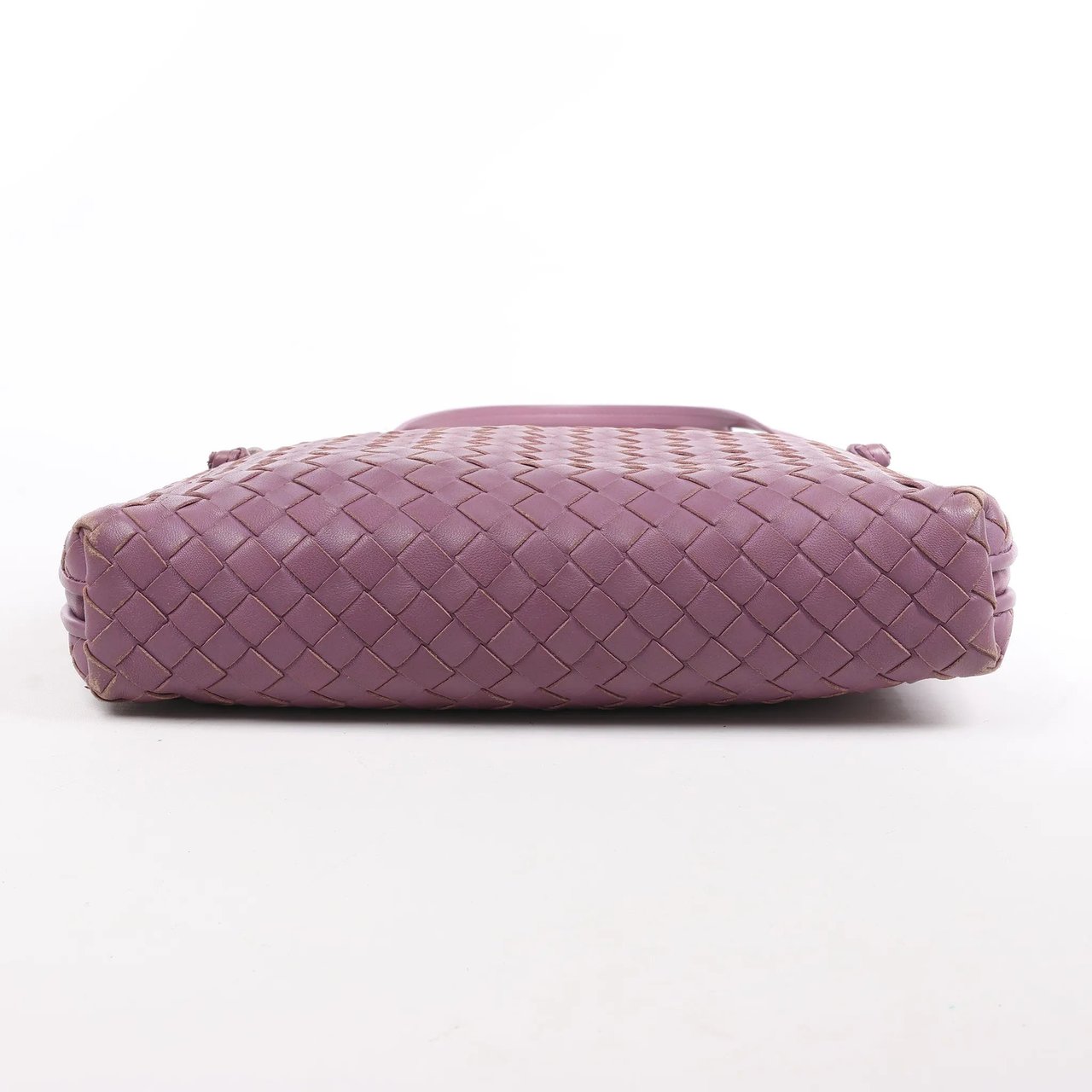 Bottega Veneta Bottega Veneta Nodini Intrecciato Leather Crossbody Bag in Purple Paars