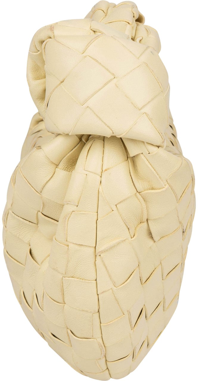 Bottega Veneta Bottega Veneta Intrecciato Leather Mini Jodie Handbag Porridge Divers