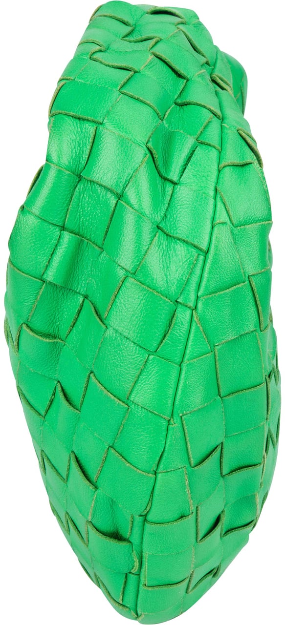 Bottega Veneta Bottega Veneta Intrecciato Leather Mini Jodie Handbag Groen