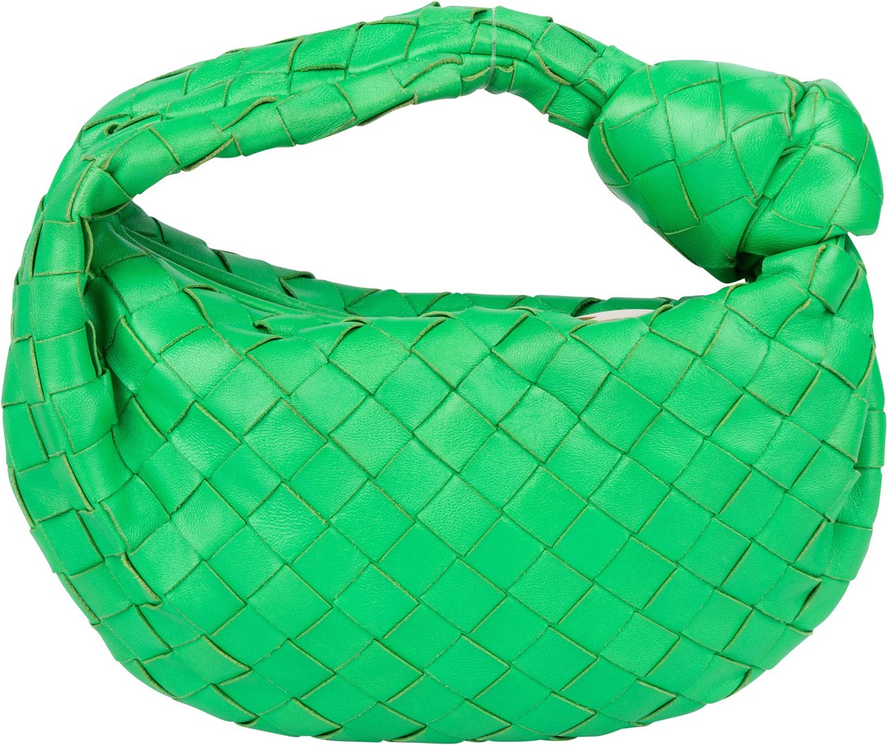 Bottega Veneta Bottega Veneta Intrecciato Leather Mini Jodie Handbag Groen