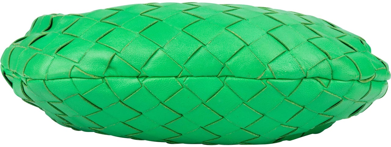 Bottega Veneta Bottega Veneta Intrecciato Leather Mini Jodie Handbag Groen