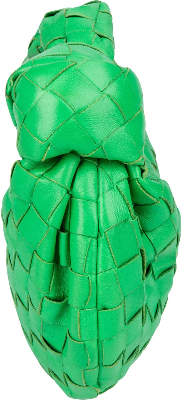 Bottega Veneta Bottega Veneta Intrecciato Leather Mini Jodie Handbag Groen