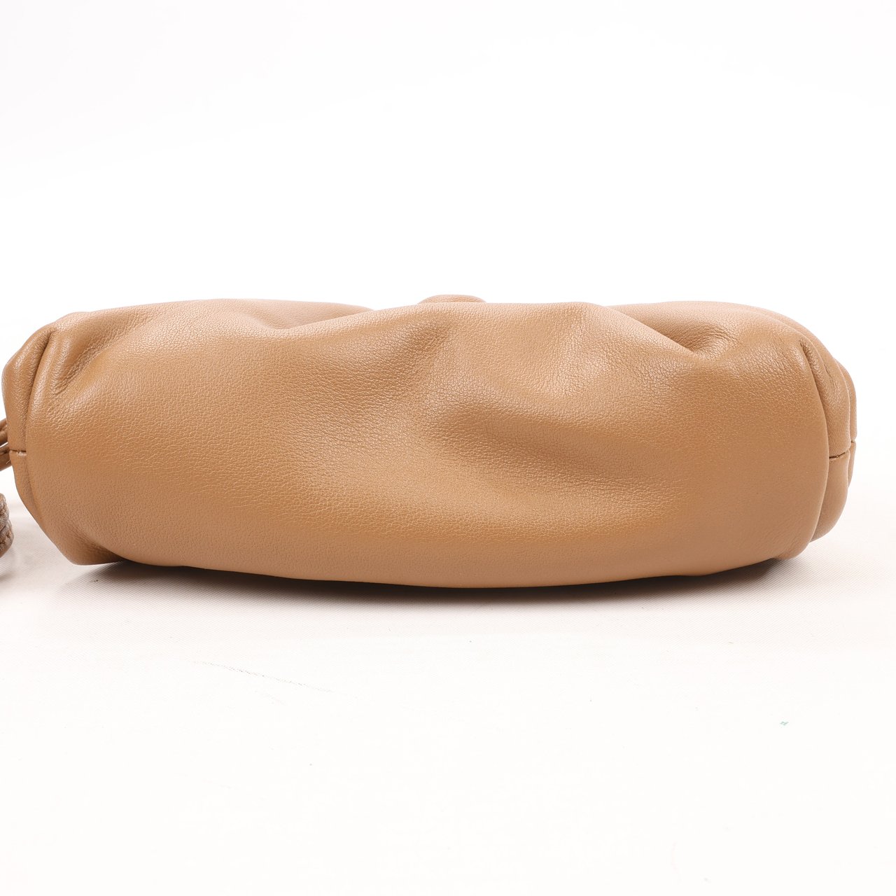 Bottega Veneta Bottega Veneta Micro The Pouch Leather Crossbody bag in Almond Bruin