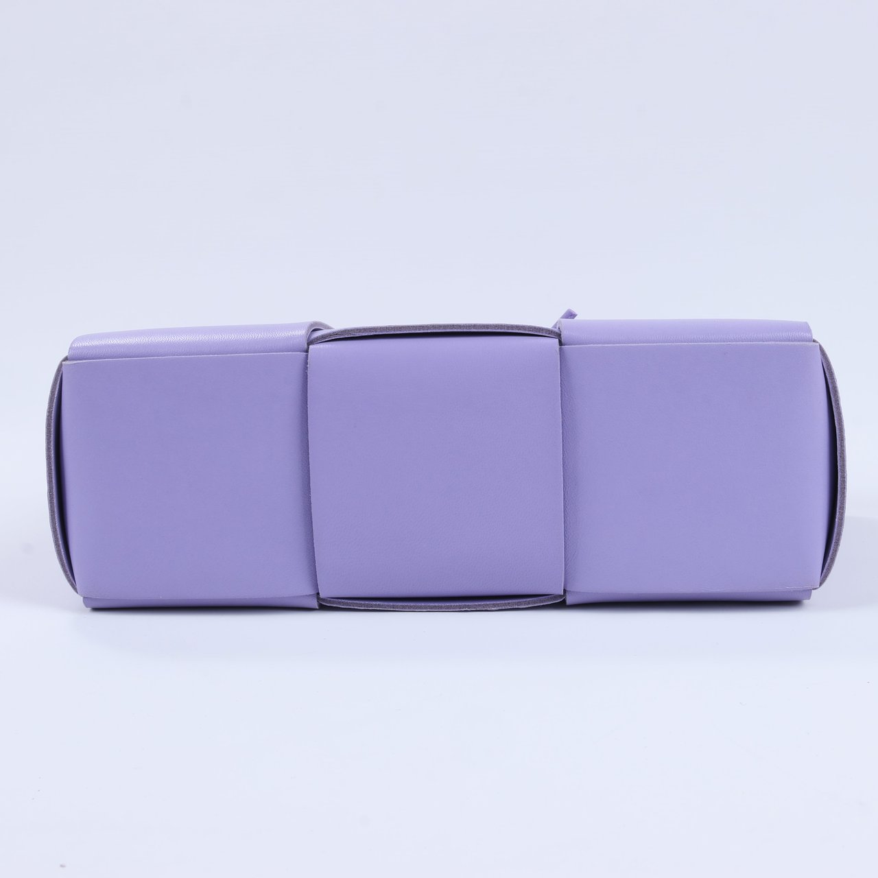 Bottega Veneta Bottega Veneta Nappa Maxi Intrecciato Small Arco 2Way Handbag in Purple Paars