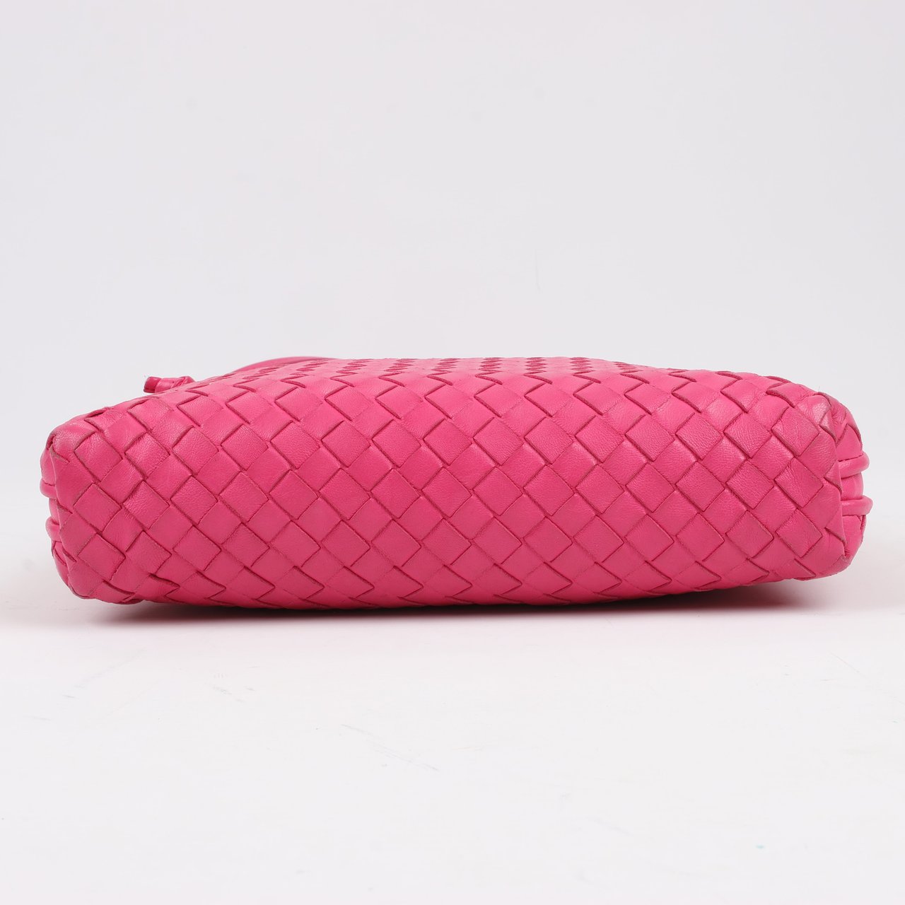Bottega Veneta Bottega Veneta Intrecciato Nodini Crossbody Bag in Pink Roze