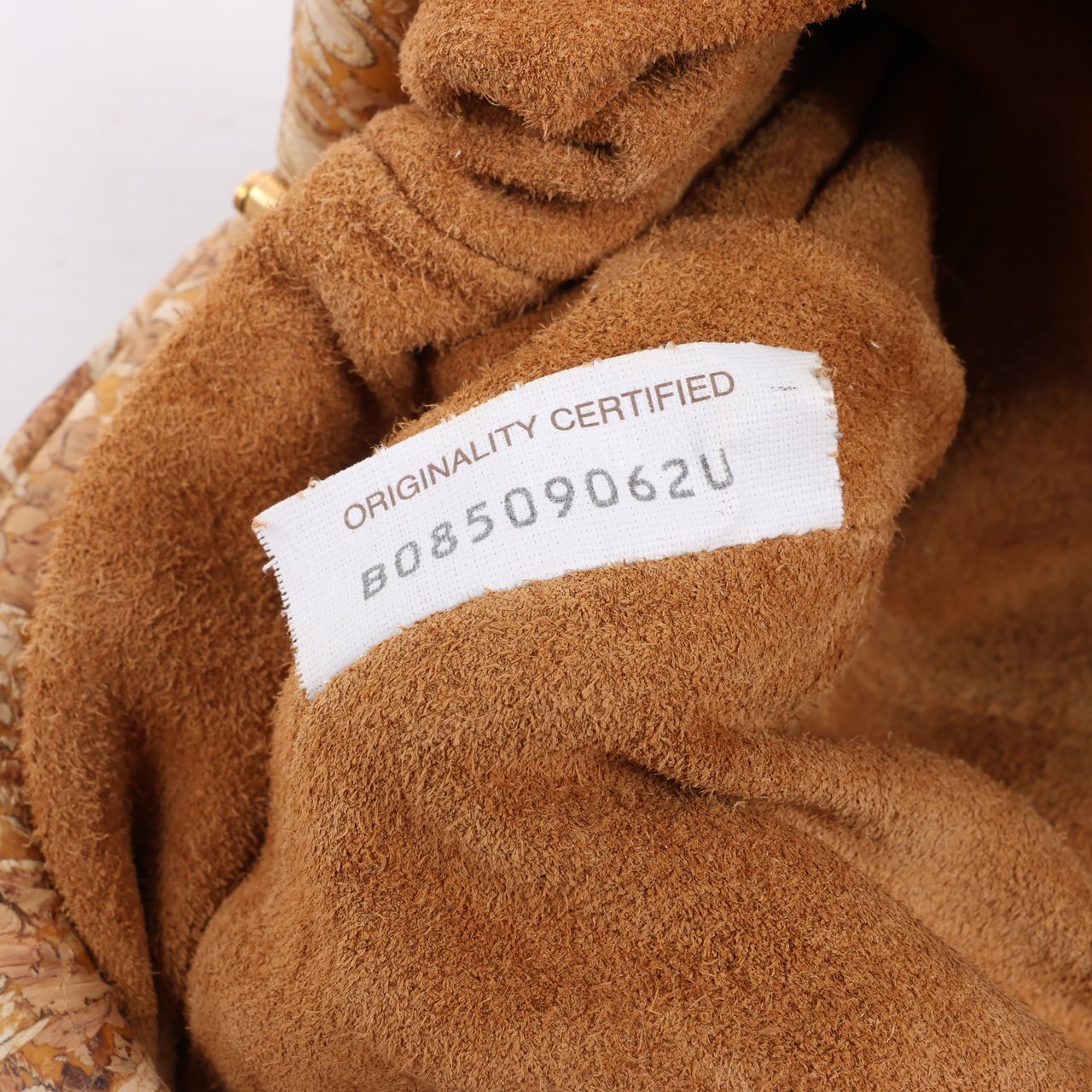 Bottega Veneta Bottega Veneta Mini The Pouch 20 Cork Crossbody bag in Beige Beige