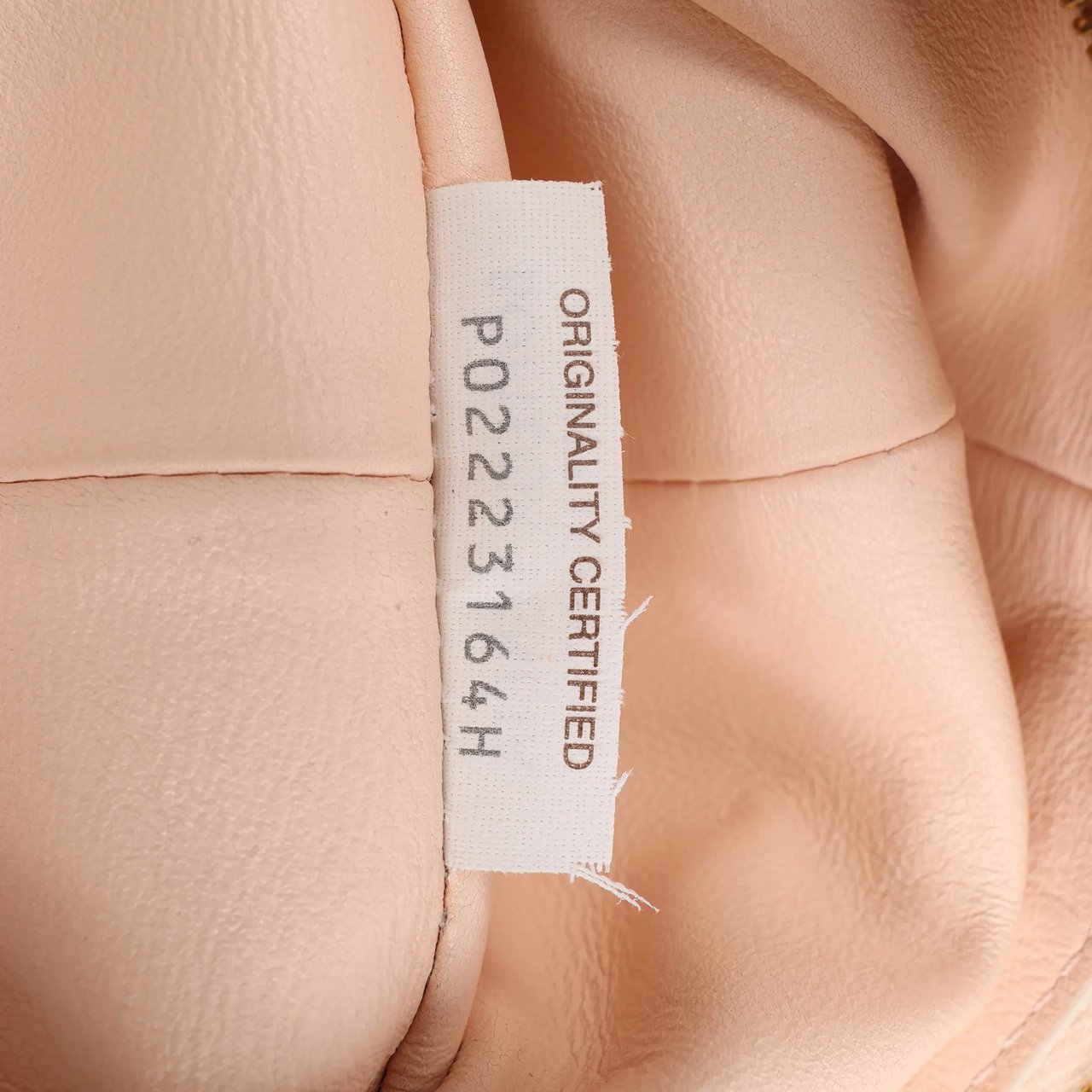 Bottega Veneta BOTTEGA VENETA Double Knot Mini Leather Handbag in Pink Roze