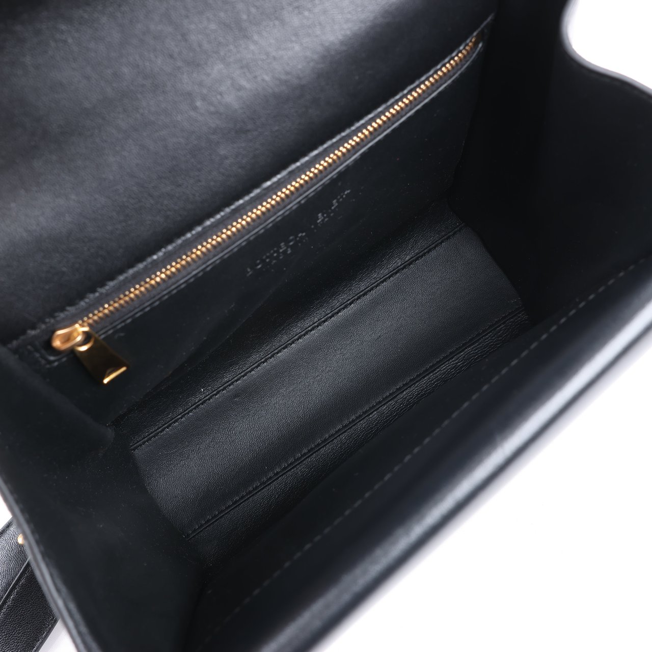 Bottega Veneta Bottega Veneta Box Calfskin Nappa Clip Shoulder Bag in Black Zwart