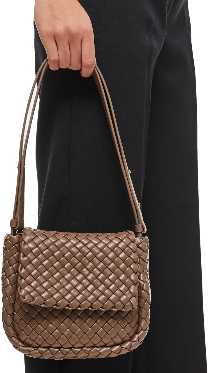 Bottega Veneta Bottega Veneta Cobble Small Shoulder Bag Bruin