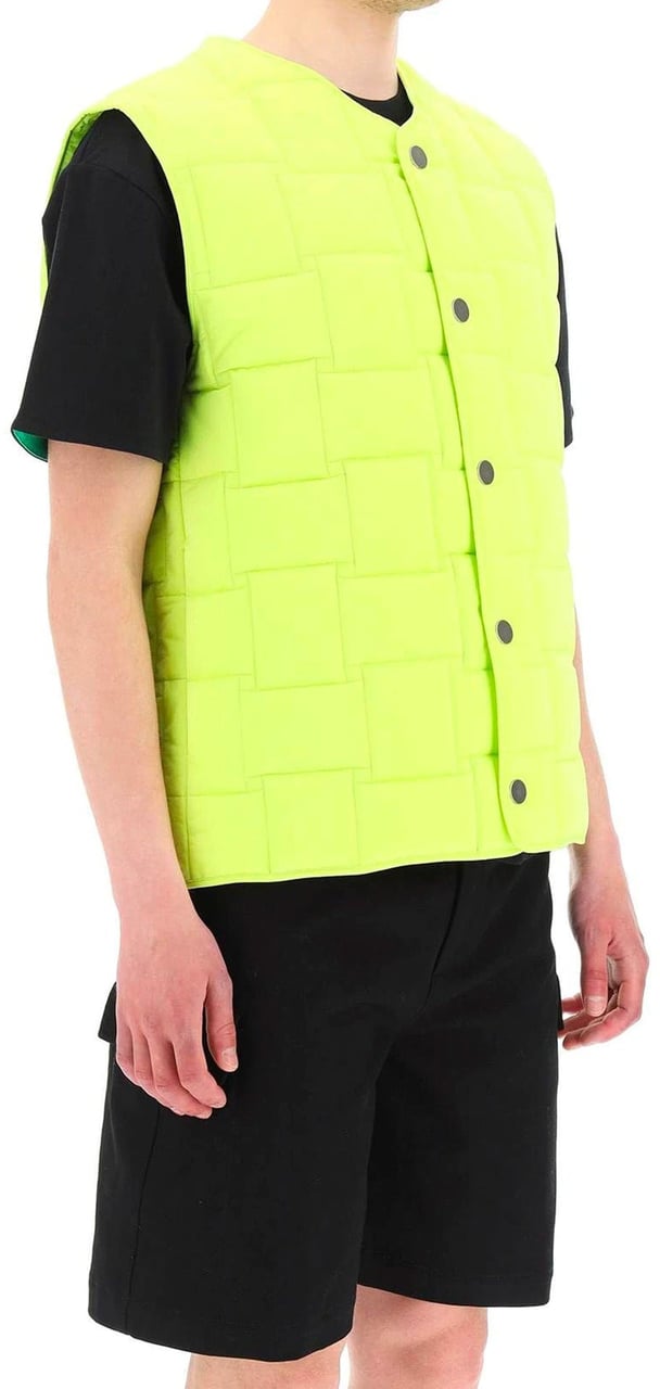 Bottega Veneta Bottega Veneta Padded Vest Jacket Groen